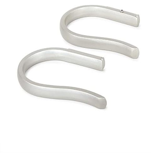 Umbra Curtain Holdback for Window Treatment Drapery Rod, Nickel