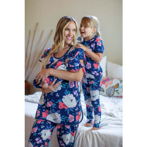 Annabelle Mom PJ's, Big Sister PJ's & Baby Swaddle Blanket Set