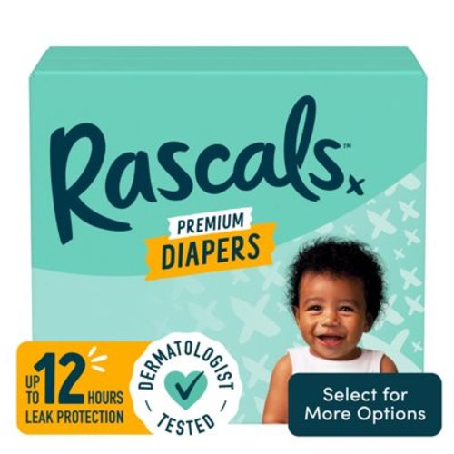 Rascals Baby Diapers CoComelon Edition, Size 6, 112 Count