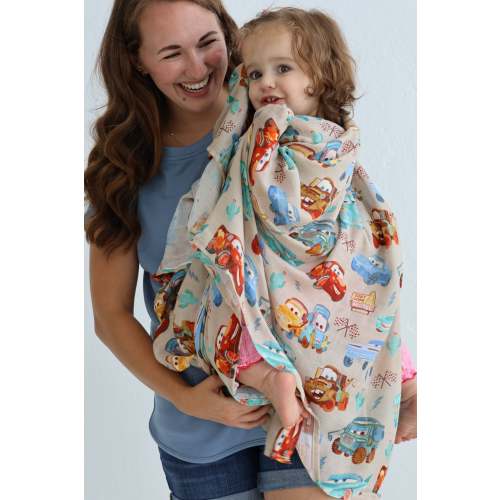 Cars Muslin Blanket – Ellie Sue