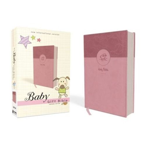 Niv, Baby Gift Bible, Holy Bible, Leathersoft, Pink, Red Letter, Comfort Print - By Zondervan (leather Bound)