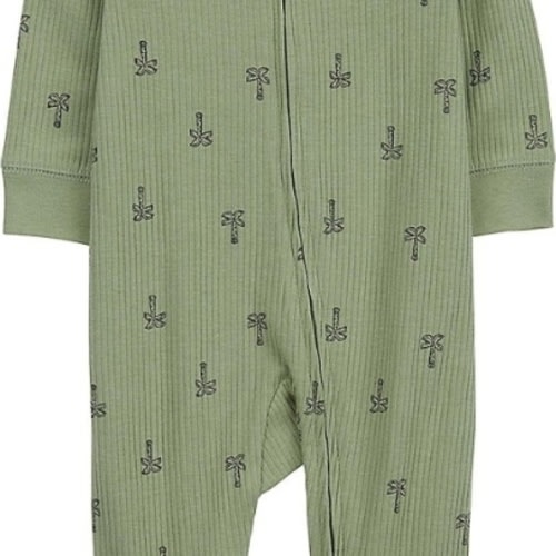 Baby Carter's Palm Tree 2-Way Zip Sleep & Play