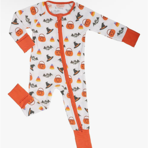 LollyBanks Baby Pajamas, 2-Way Zipper Infant Romper, 95% Viscose Made from Bamboo and 5% Spandex, Baby Sleepers