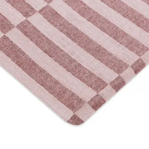 babyletto All-Stages Bassinet Sheet - Maroon Stripe