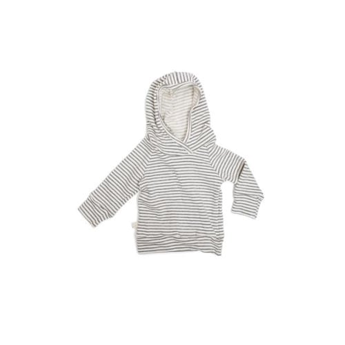 trademark raglan hoodie in 'narrow gray stripe' – Childhoods Clothing