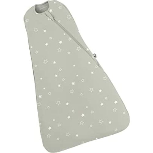GUNAMUNA Wearable Unisex Baby Swaddle Wrap Sleep Bag Duvet with Easy Diaper Zipper, 2.6 TOG for Newborn to 3 Months, Wishful