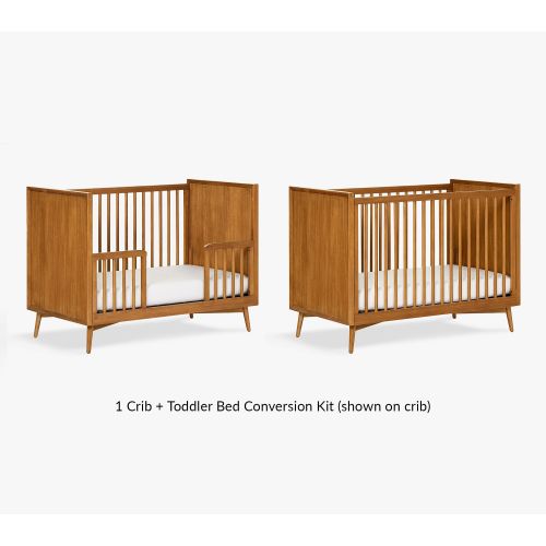 west elm x pbk Mid-Century Convertible Crib