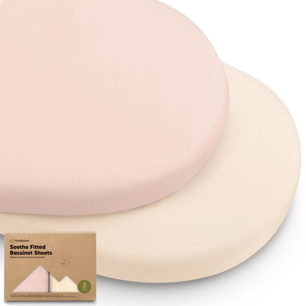 2-Pack Soothe Fitted Bassinet Sheets