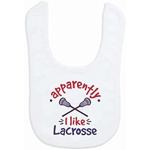 ChalkTalkSPORTS Lacrosse Baby & Infant Bibs | Soft Microfiber Lacrosse Baby Bibs