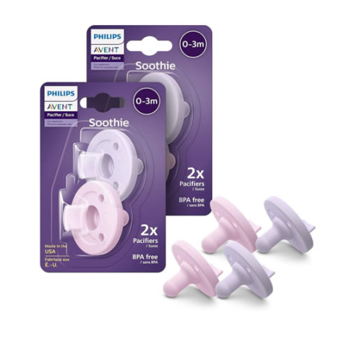 Philips Avent Soothie Orthodontic Baby Pacifiers 4pack