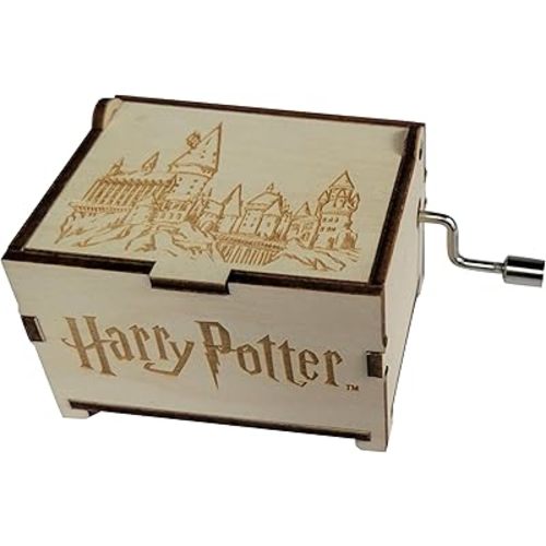 TheLaser'sEdge, Harry Potter Mini Music Box with Movies Hedwig's Theme, Gifts for Women, Men, Birthday, Christmas, Mother’s Day, Anniversary or Merchandise Decor - Standard