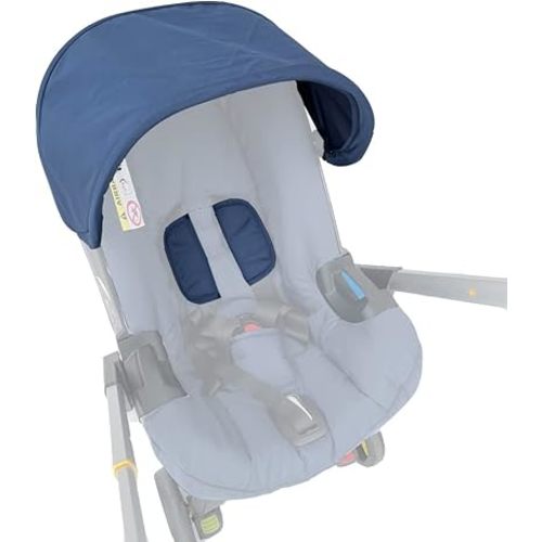AICTIMO Stroller Replacement Accessories Canopy, Protection Shield, Textile Sun Shade Compatible with Doona Car Seat & Stroller (Navy Blue)