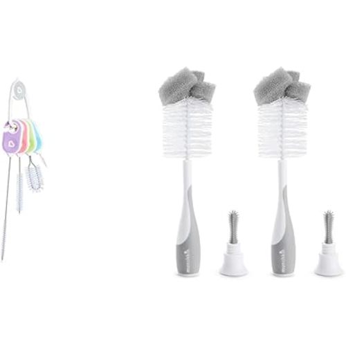 Munchkin® DetailsTM 4 Piece Bottle and Cup Cleaning Brush Set with 2 Count SpongeTM Bottle Brushes