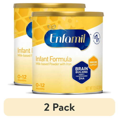 (2 pack) Enfamil Powder Baby Formula with Iron, 12.5 oz ​Can