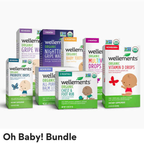Wellements Organic Bundle Set for Newborn Babies