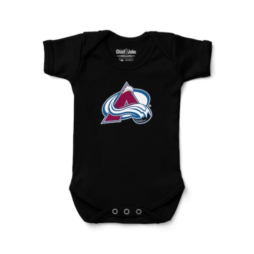 Colorado Avalanche Chad & Jake Newborn & Infant Primary Logo Bodysuit - Black