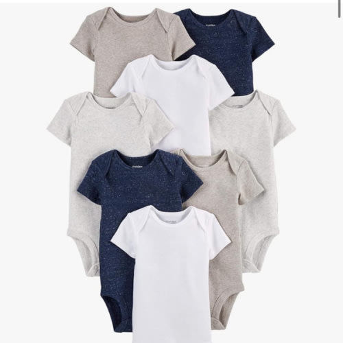 Simple Joys by Carter's Baby 8-Pack Short-Sleeve Bodysuit