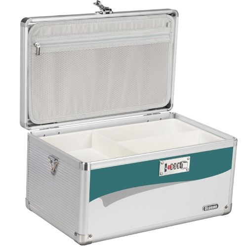 Medicine Lock Box with Combination Lock,Medication lock box【Large 14x 8.5 x 7.5 Inch】,medical box organizer