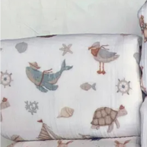 Muslin Sheets for Stokke Sleepi Cribs - Organic Muslin Cotton Fitted Sheets - Custom Size Sheets - Mini Crib Sheets - Full Crib Sheets
