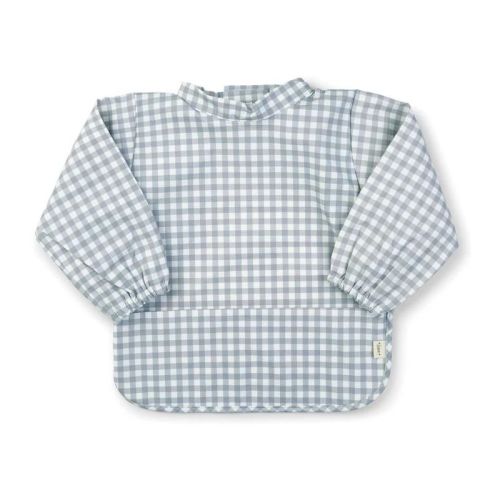 SARO Long Sleeve Waterproof Bib: Mess-Free Feeding - Baby Led Weaning, Mealtime Protection, Stain Resistant, Easy Clean