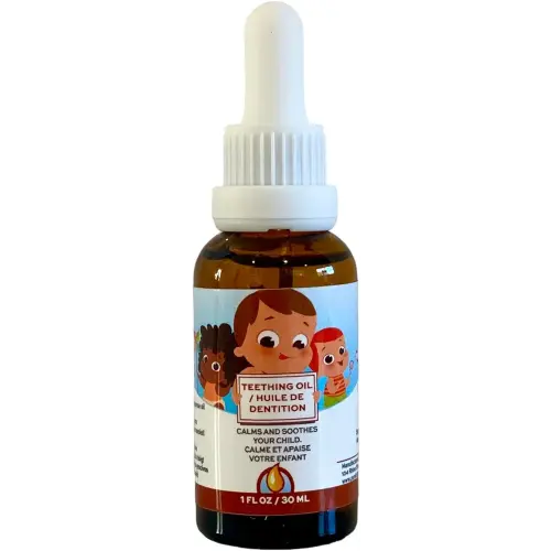 Punkin Butt Teething Oil - 1 oz - 100% Natural, for Babies - Proprietary Blend Includes Chamomile, Sunflower, Peppermint, and Clove - Baby Teething Relief with No Added Chemicals