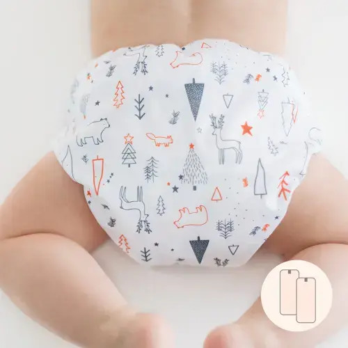 Pocket Diapers - Snap - LPO ECO - Enchanted Forest