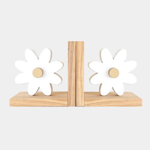 Daisy Bookends for Kids, Gold Baby Girl Nursery Decor, Children's Book ends, Baby Shower Gift, Boho Nursery Decoration, Daisies