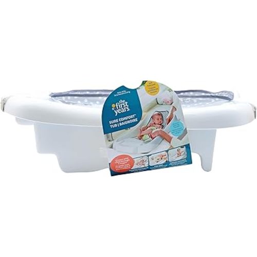 The First Years Sure Comfort Newborn to Toddler Tub - White