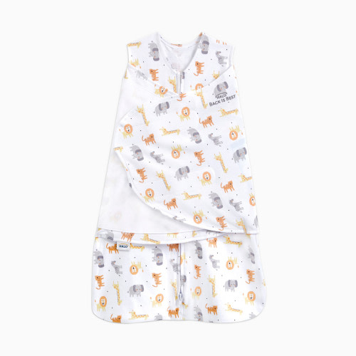 Halo SleepSack Swaddle Cotton - Jungle, Newborn