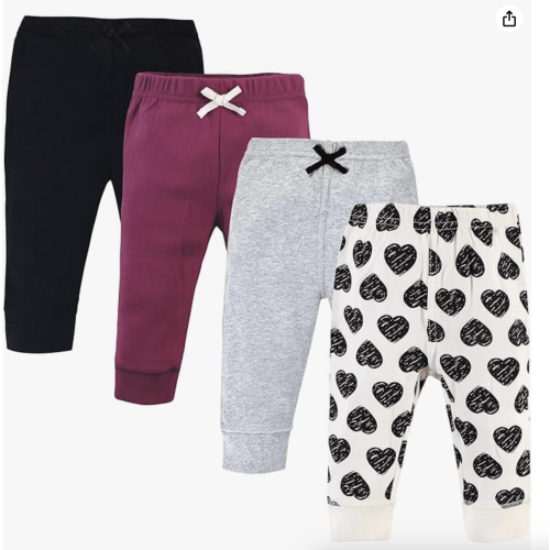 Touched by Nature Baby Girls' Organic Cotton Pants