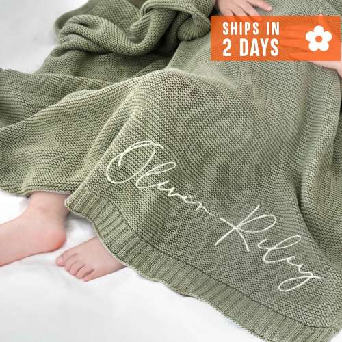 Personalized Baby Blanket, Embroidered Name Blanket, Custom Baby Gift, Newborn Blanket, Baby Shower Gift, Soft Baby Blanket, Baby Keepsake