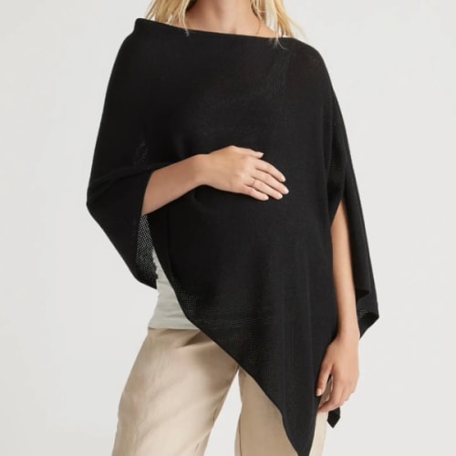 Lightweight Cotton Cashmere Nursing Shawl