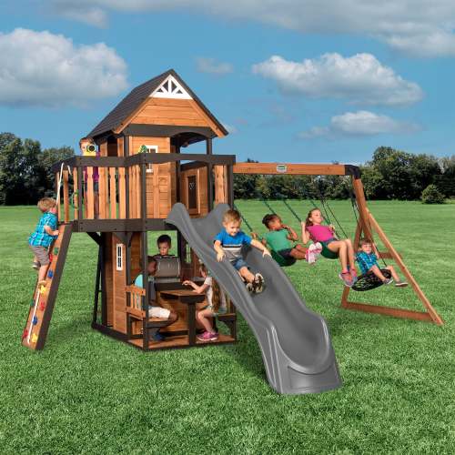 Canyon Creek Swing Set for Kids - Backyard Discovery