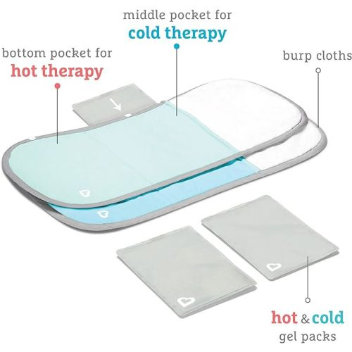 Munchkin® TheraBurpee Colic & Fever Rescue Kit with Hot & Cold Therapy Burp Cloths - Colic & Fever Kit