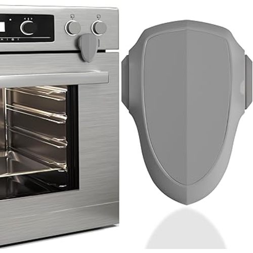 Oven Lock Child Safety, 1 Pack, Oven Door Lock Child Safety, Oven Baby Proofing, Heat-Resistant, Durable & Easy to Install Oven Safety Locks for Toddlers, Baby Proof Oven (Grey)