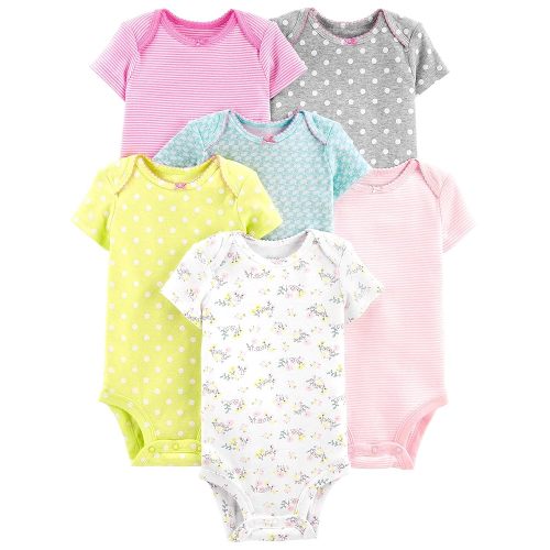 Simple Joys by Carter's Baby Girls' 6-Pack Sleeveless Bodysuit
