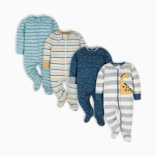Gerber Baby Boys 4 Pack Sleep 'N Play Footie