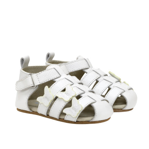 Girls Mariposa First Kicks in White | Robeez