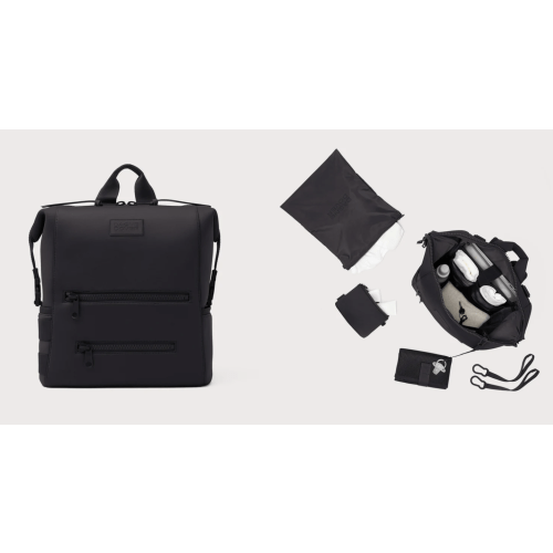 Indi Diaper Backpack in Onyx, Large