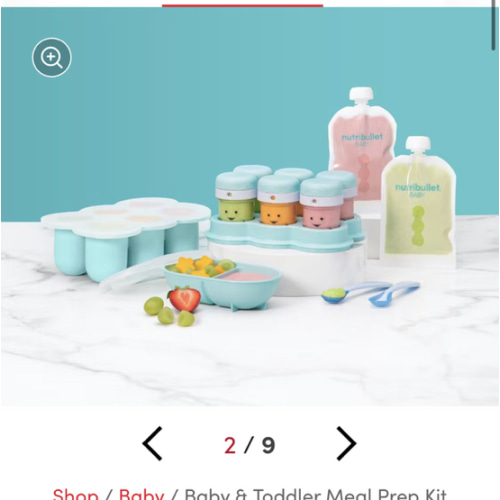 nutribullet Baby & Toddler Meal Prep Kit: Food Storage