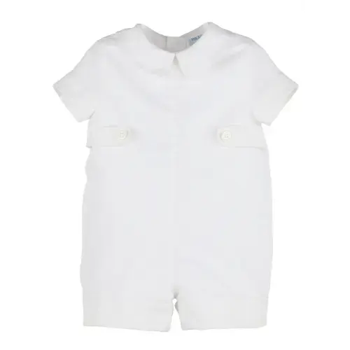 Linen Boy Bubble- White
