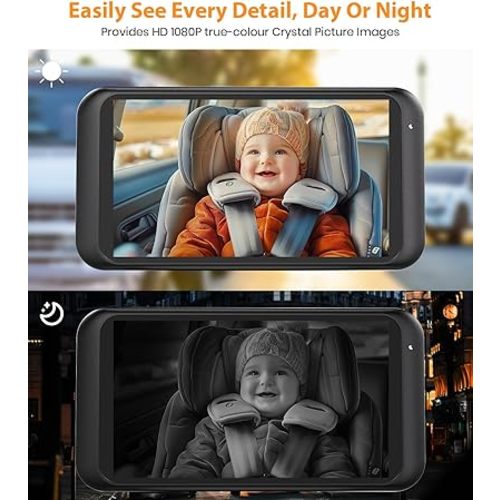 USB Car Camera for Baby : 4.5" Baby Car Camera