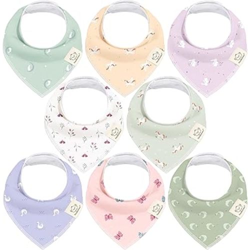 Organic Baby Bandana Bibs for Girls