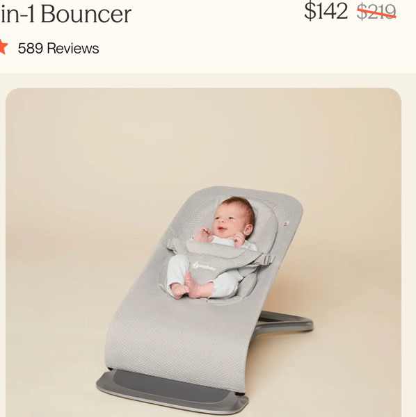 Evolve 3-in-1 Bouncer – Ergobaby