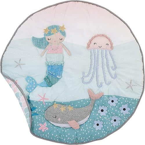 NoJo Sugar Reef Mermaid 4 Piece Nursery Crib Bedding Set