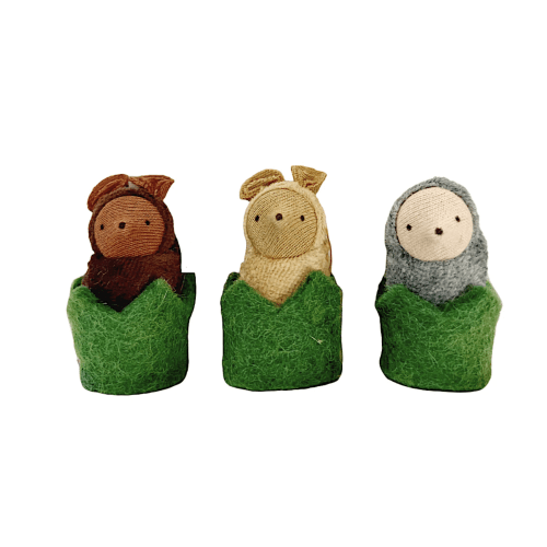 Fairyshadow Pocket Critters in Hedge Cozies · Multiple Styles | Acorn Toy Shop