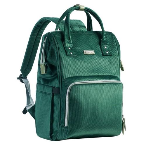 Corduroy Diaper Backpack-Blue