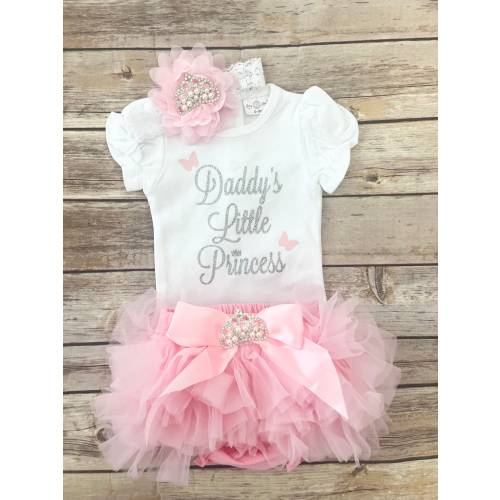 Daddys Little Princess / Fathers Day outfit Baby Girl / Daddys first fathes day / Father’s Day gift