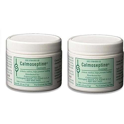 Calmoseptine Ointment 2.5 oz Jar - Pack of 2