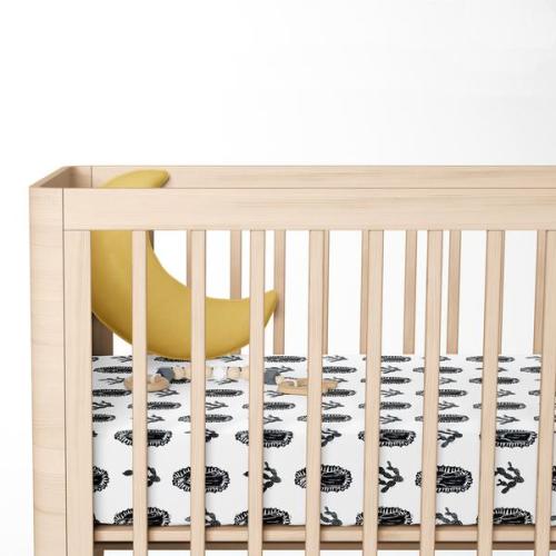 Our Lady of Guadalupe Muslin Crib Sheet - Be A Heart